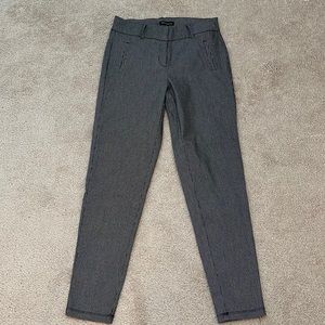 Flattering, stretchy, patterned pants.